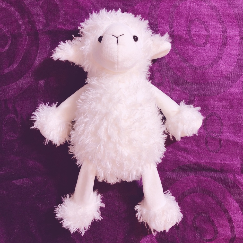 Kawaii Apricot Lamb Plushy 🐑